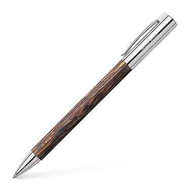 Faber-Castell 148150 - Drehkugelschreiber AMBITION Cocos, Mine: B, inklusive Geschenkverpackung im Sale